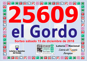 Premio repartido por Loter&iacute;a del Rosario &mdash; 15/12/2018
